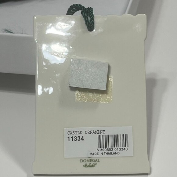 Irelands Donegal Castle by Belleek Christmas Ornamant NWT - Picture 5 of 7